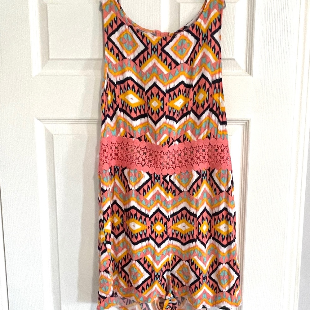 Colorful romper tribal print